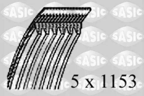 Sasic 1770052 - V-Ribbed Belt autospares.lv