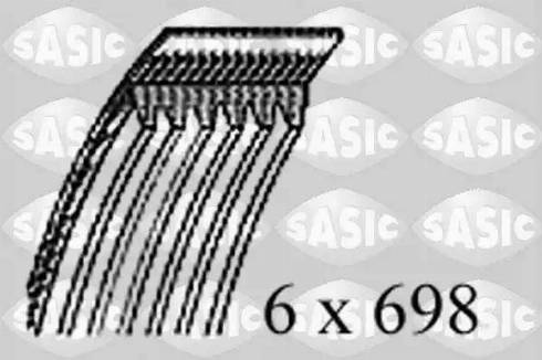 Sasic 1770062 - V-Ribbed Belt autospares.lv