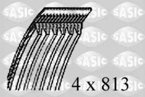 Sasic 1770007 - V-Ribbed Belt autospares.lv