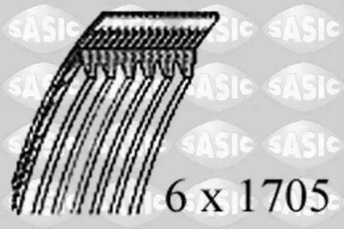 Sasic 1770015 - V-Ribbed Belt autospares.lv