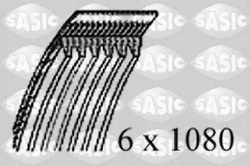 Sasic 1770086 - V-Ribbed Belt autospares.lv