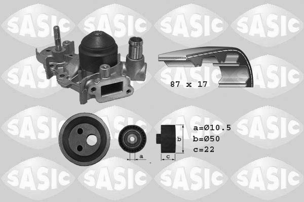 Sasic 3904009 - Water Pump & Timing Belt Set autospares.lv