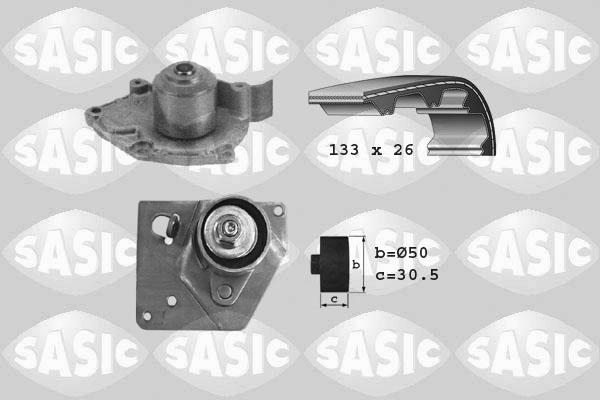 Sasic 3904004 - Water Pump & Timing Belt Set autospares.lv