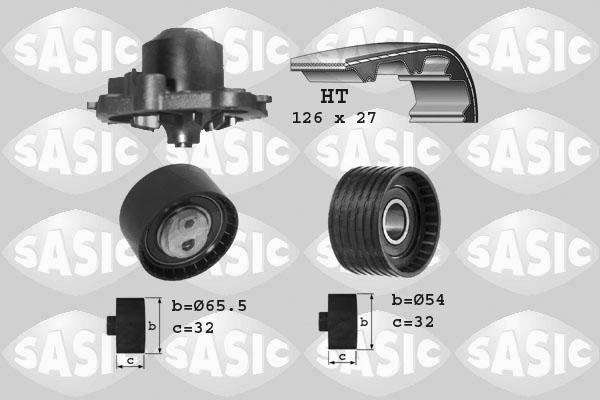 Sasic 3904008 - Water Pump & Timing Belt Set autospares.lv