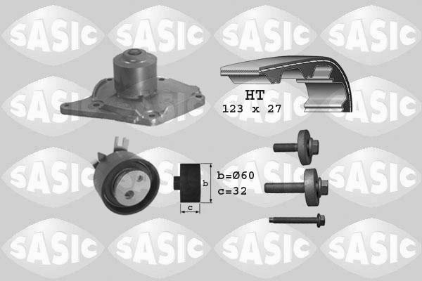 Sasic 3904003 - Water Pump & Timing Belt Set autospares.lv