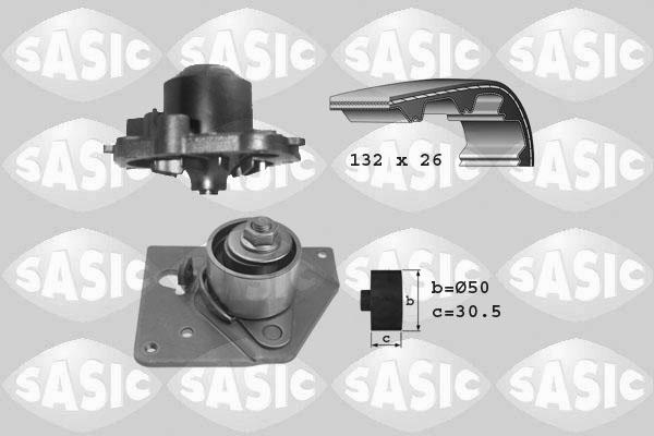 Sasic 3904007 - Water Pump & Timing Belt Set autospares.lv