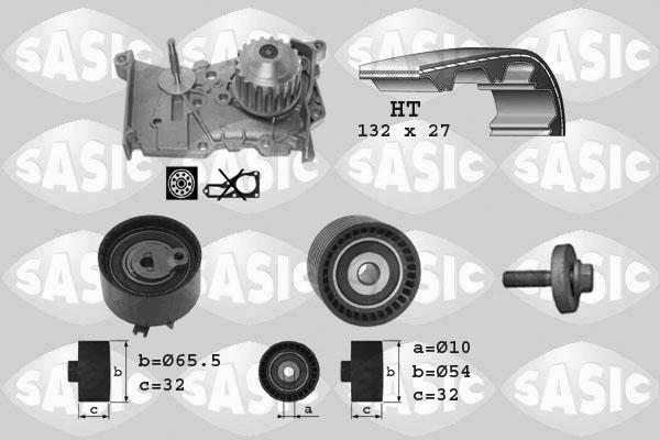 Sasic 3904012 - Water Pump & Timing Belt Set autospares.lv