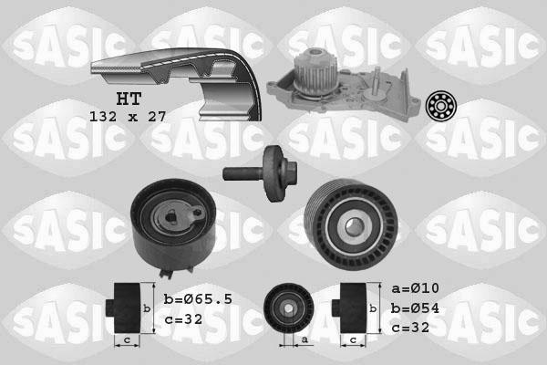 Sasic 3904036 - Water Pump & Timing Belt Set autospares.lv