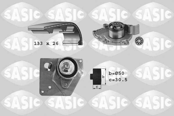 Sasic 3904033 - Water Pump & Timing Belt Set autospares.lv