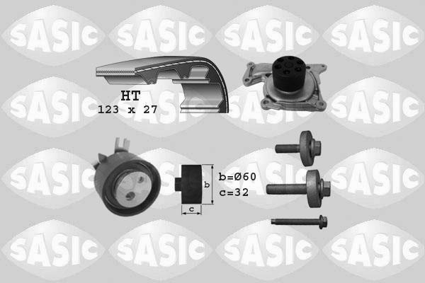 Sasic 3904037 - Water Pump & Timing Belt Set autospares.lv