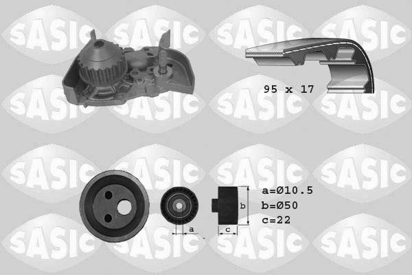 Sasic 3904025 - Water Pump & Timing Belt Set autospares.lv