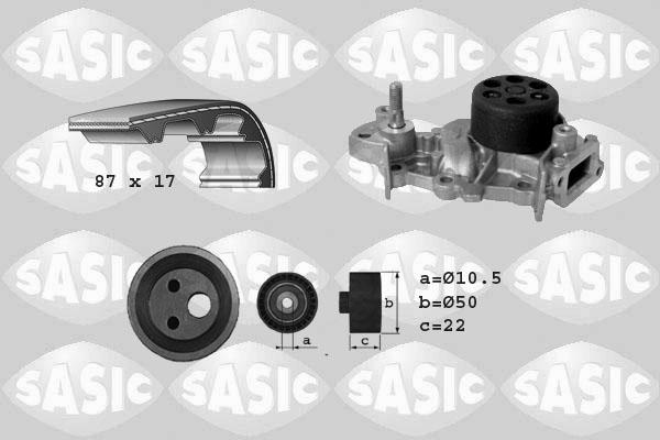 Sasic 3904028 - Water Pump & Timing Belt Set autospares.lv