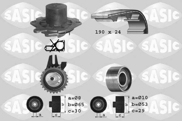 Sasic 3906006 - Water Pump & Timing Belt Set autospares.lv