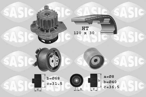 Sasic 3906003 - Water Pump & Timing Belt Set autospares.lv