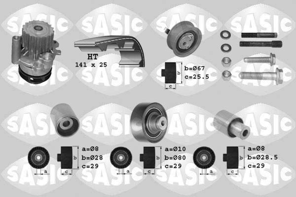 Sasic 3906002 - Water Pump & Timing Belt Set autospares.lv