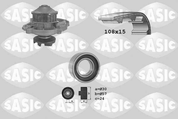 Sasic 3906014 - Water Pump & Timing Belt Set autospares.lv