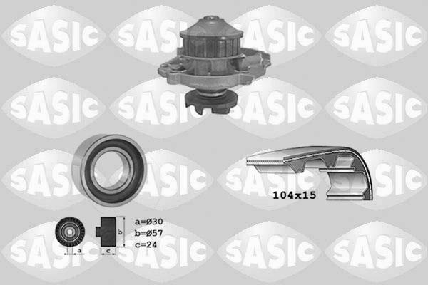 Sasic 3906015 - Water Pump & Timing Belt Set autospares.lv