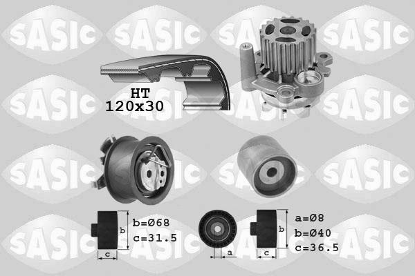 Sasic 3906080 - Water Pump & Timing Belt Set autospares.lv