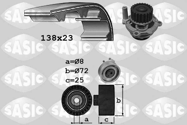 Sasic 3906070 - Water Pump & Timing Belt Set autospares.lv