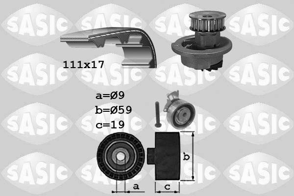 Sasic 3906071 - Water Pump & Timing Belt Set autospares.lv