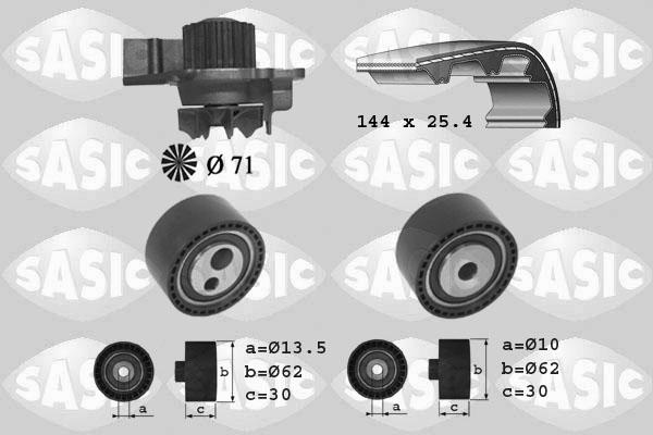 Sasic 3900027 - Water Pump & Timing Belt Set autospares.lv