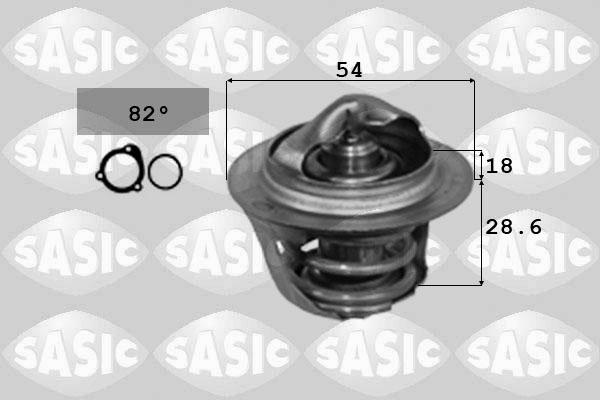 Sasic 3306091 - Coolant thermostat / housing autospares.lv