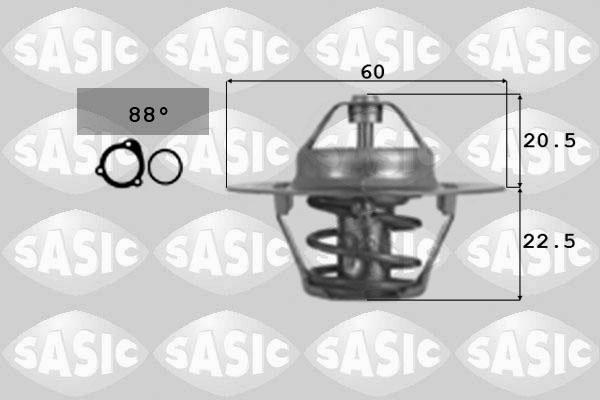 Sasic 3306059 - Coolant thermostat / housing autospares.lv