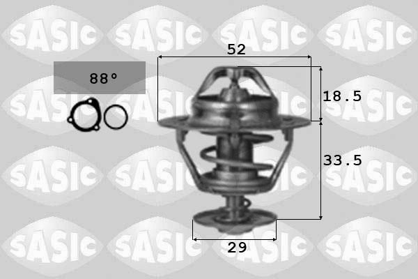 Sasic 3306064 - Coolant thermostat / housing autospares.lv