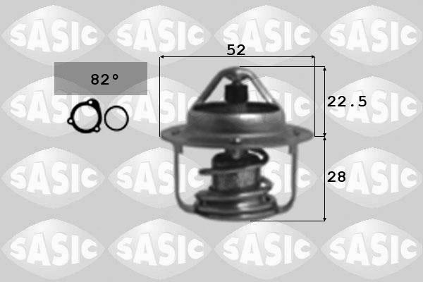 Sasic 3306062 - Coolant thermostat / housing autospares.lv