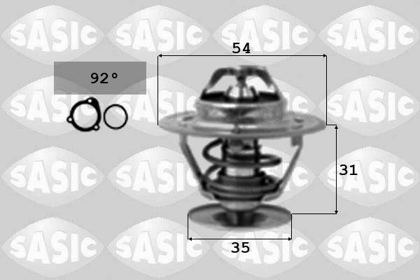 Sasic 3306067 - Coolant thermostat / housing autospares.lv