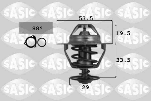 Sasic 3306038 - Coolant thermostat / housing autospares.lv