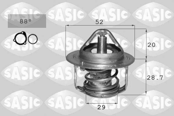 Sasic 3306134 - Coolant thermostat / housing autospares.lv