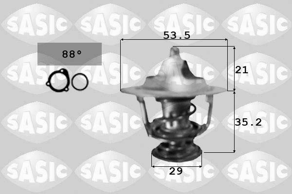 Sasic 3381031 - Coolant thermostat / housing autospares.lv