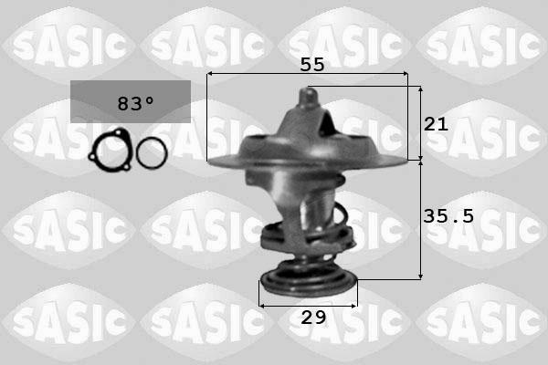 Sasic 3381231 - Coolant thermostat / housing autospares.lv