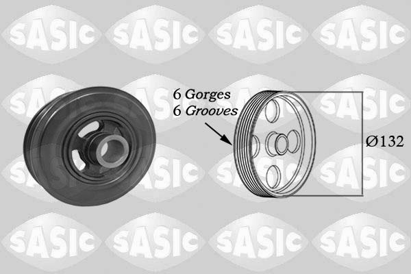 Sasic 2156084 - Belt Pulley, crankshaft autospares.lv