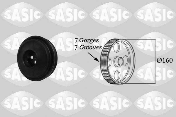 Sasic 2156035 - Belt Pulley, crankshaft autospares.lv