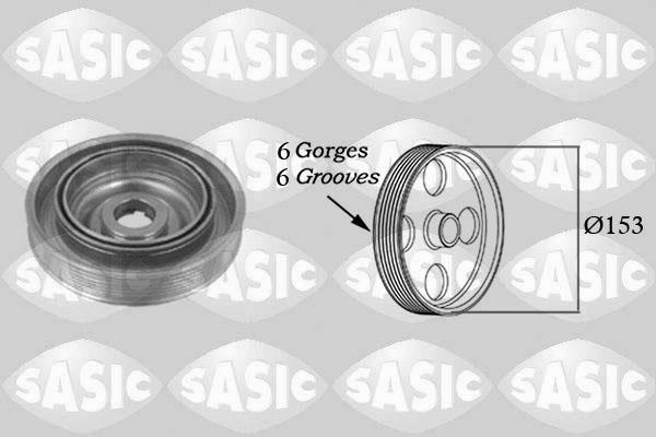 Sasic 2150003 - Belt Pulley, crankshaft autospares.lv