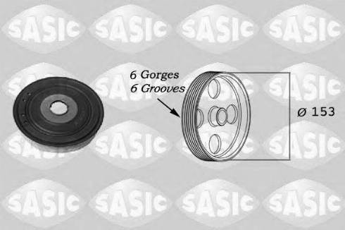 Sasic 2150014 - Belt Pulley, crankshaft autospares.lv