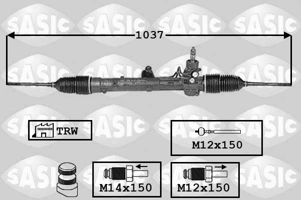 Sasic 7006058 - Steering Gear autospares.lv