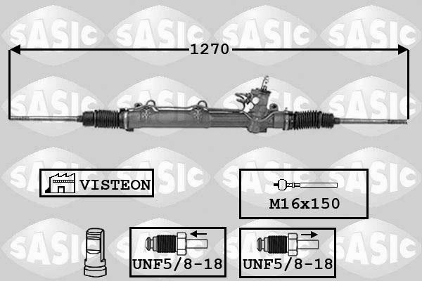 Sasic 7006064 - Steering Gear autospares.lv