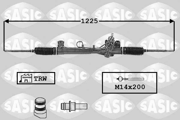 Sasic 7006065 - Steering Gear autospares.lv