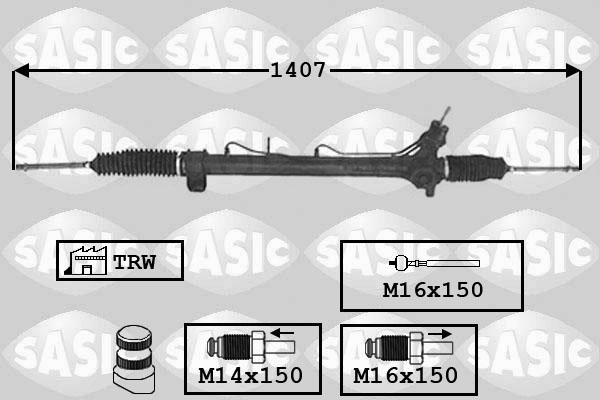 Sasic 7006018 - Steering Gear autospares.lv