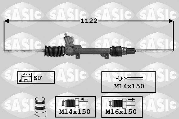 Sasic 7006082 - Steering Gear autospares.lv