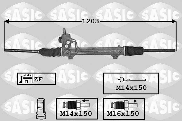 Sasic 7006020 - Steering Gear autospares.lv