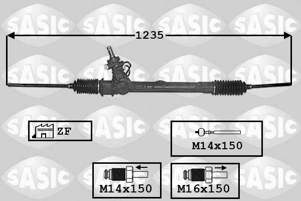 Sasic 7006079 - Steering Gear autospares.lv