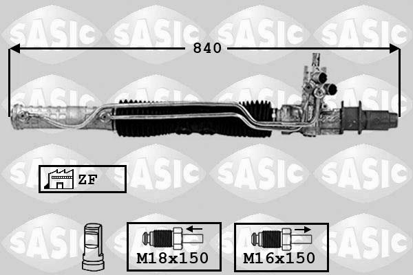 Sasic 7006075 - Steering Gear autospares.lv