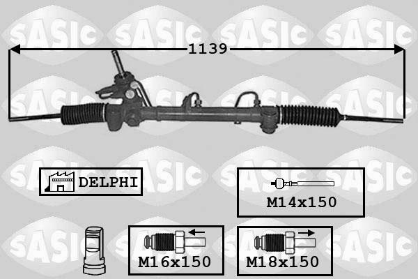 Sasic 7006078 - Steering Gear autospares.lv