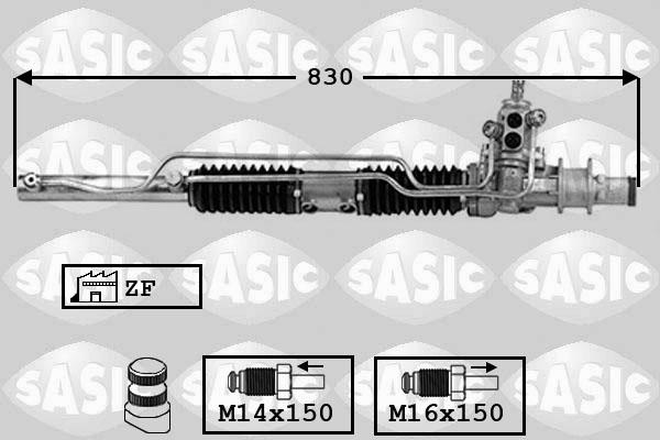 Sasic 7006072 - Steering Gear autospares.lv