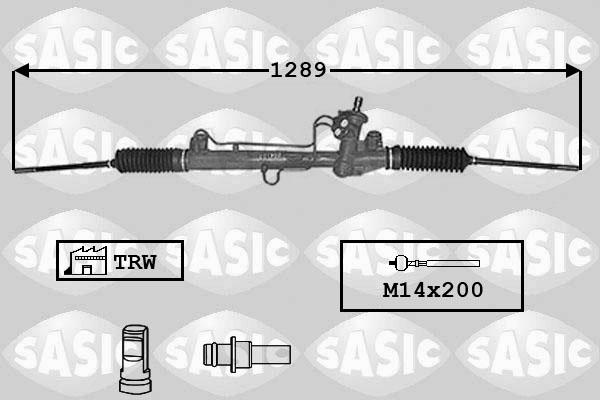 Sasic 7006175 - Steering Gear autospares.lv