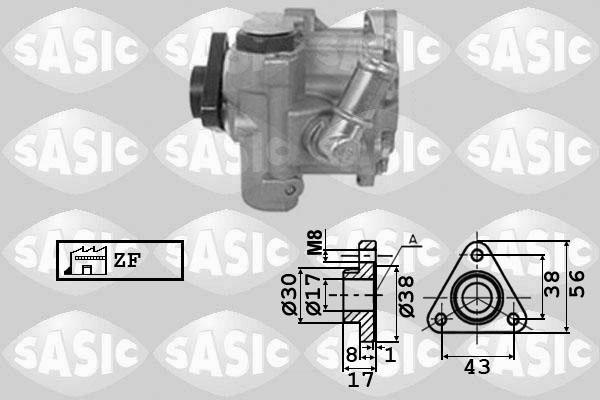 Sasic 7076048 - Hydraulic Pump, steering system autospares.lv